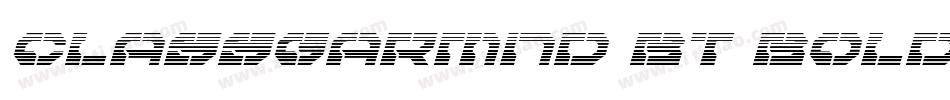 ClassGarmnd BT Bold Italic字体转换